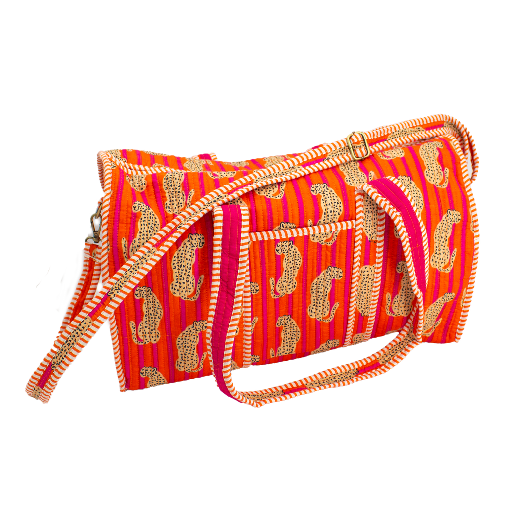 Oranje Cheeta Duffel bag