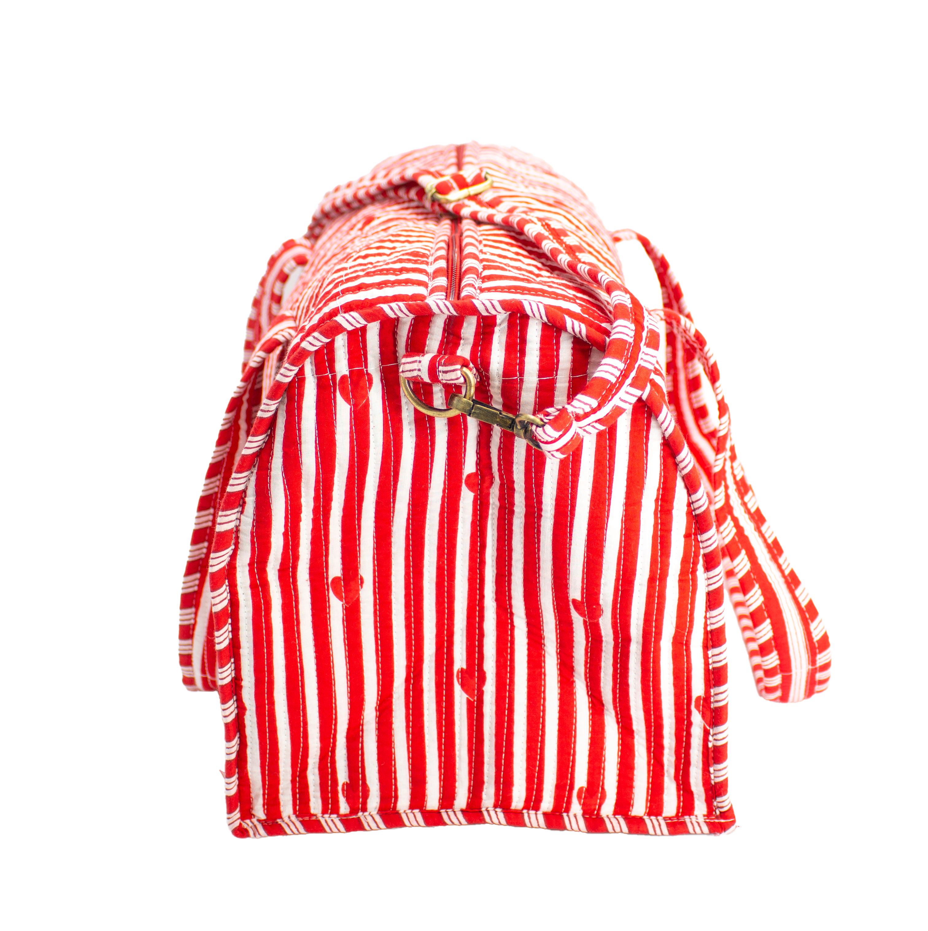 Rood hart Duffel bag
