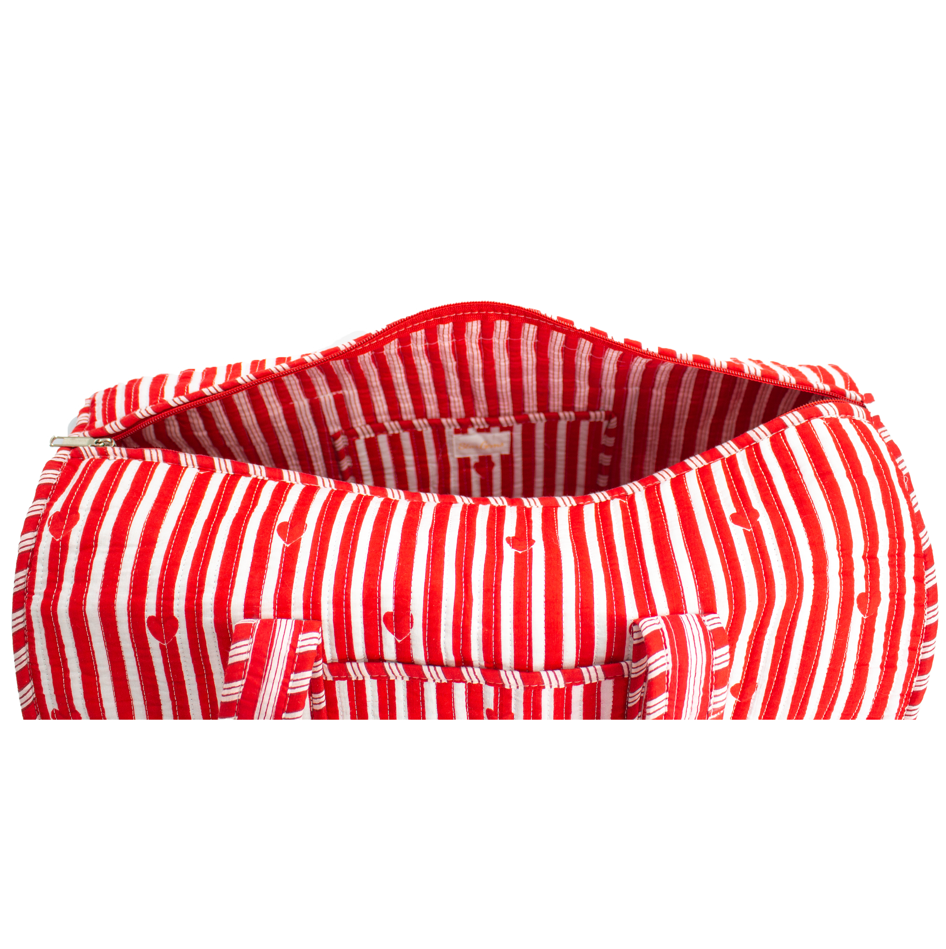 Rood hart Duffel bag