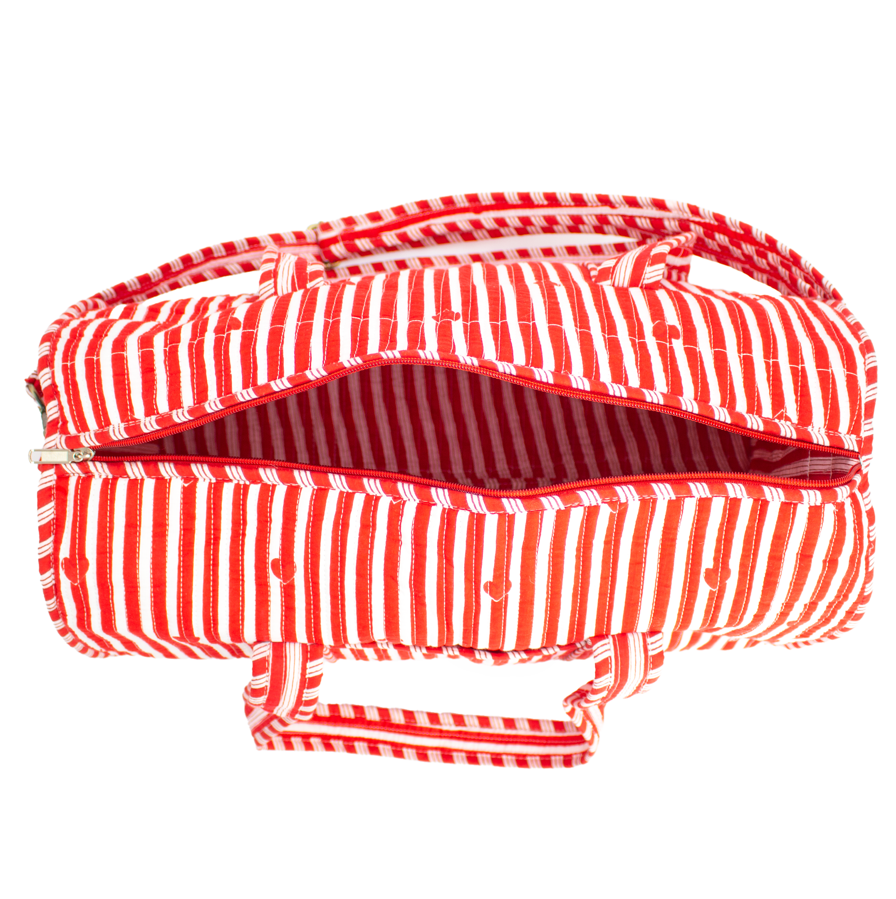 Rood hart Duffel bag