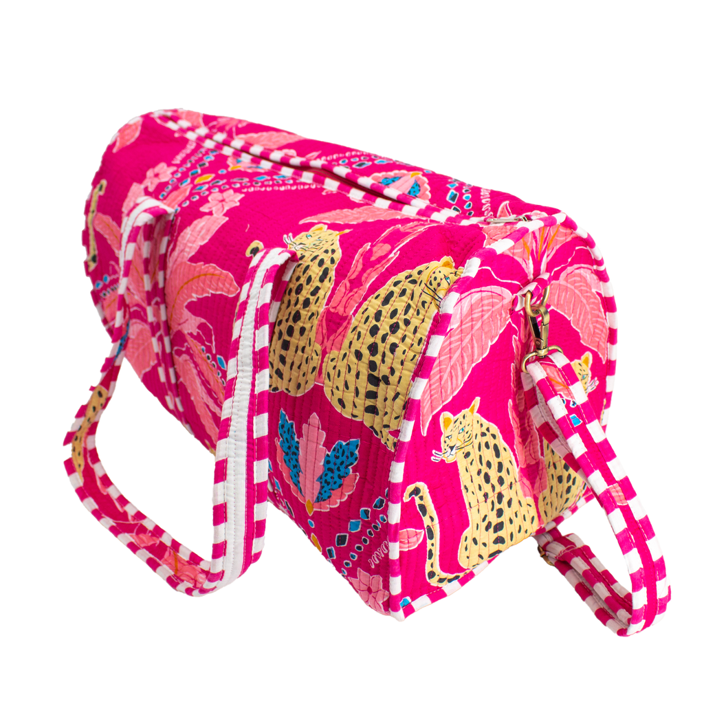Pink Palm Duffel bag