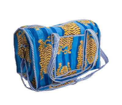 Blue Tiger Duffel Bag