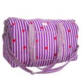 Paars Hart Duffel bag