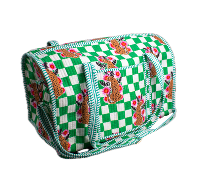 Racing Cheetah Duffel Bag