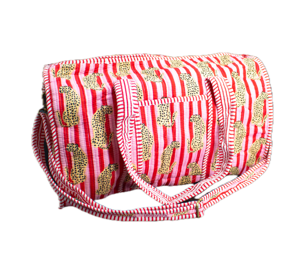 Roze Cheeta Duffel bag
