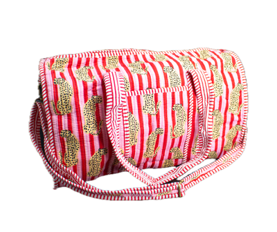 Roze Cheeta Duffel bag