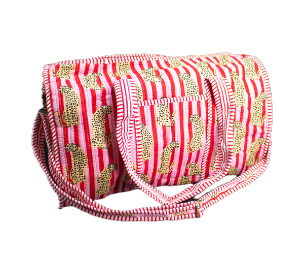 Roze Cheeta Duffel bag