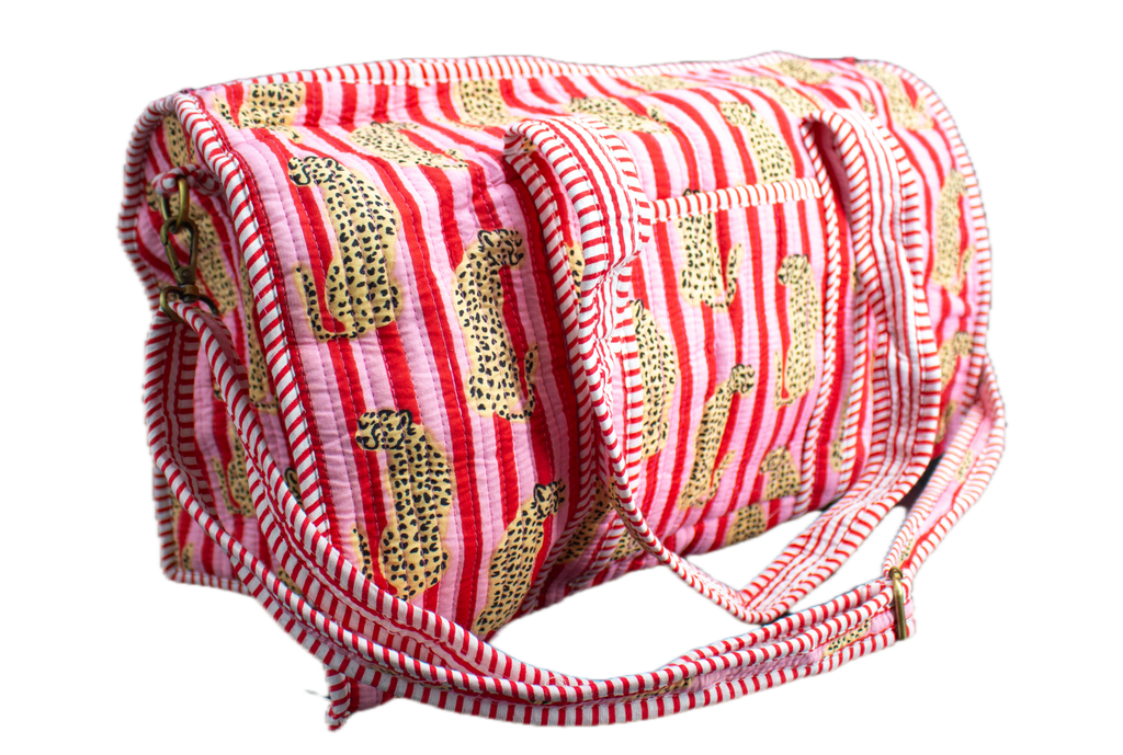Roze Cheeta Duffel bag