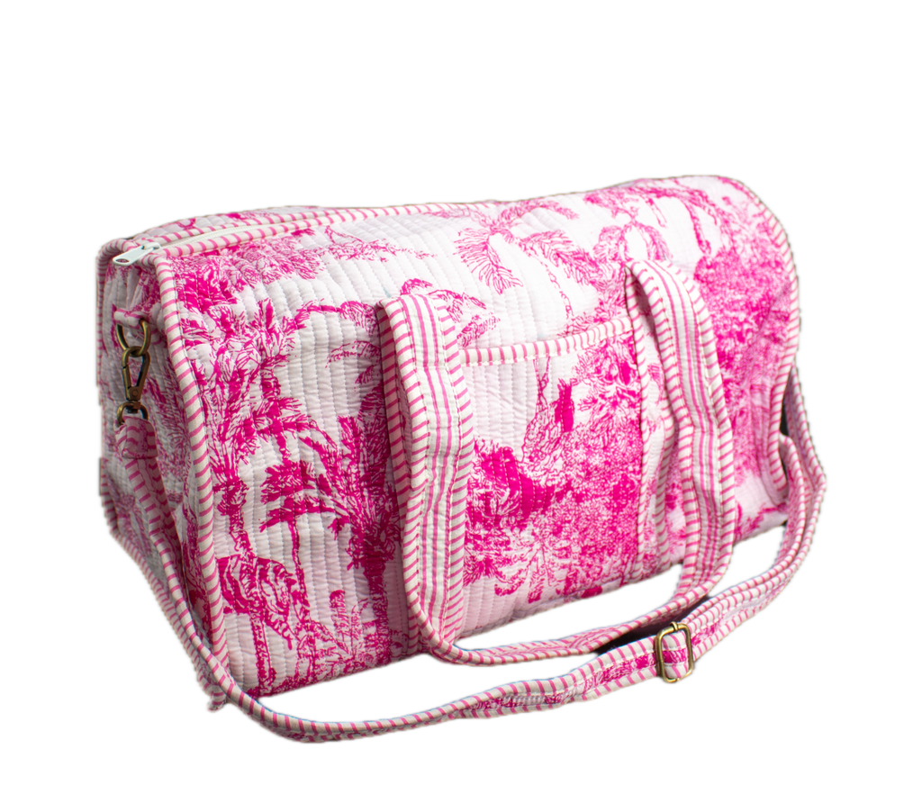 Roze Jungle Duffel bag