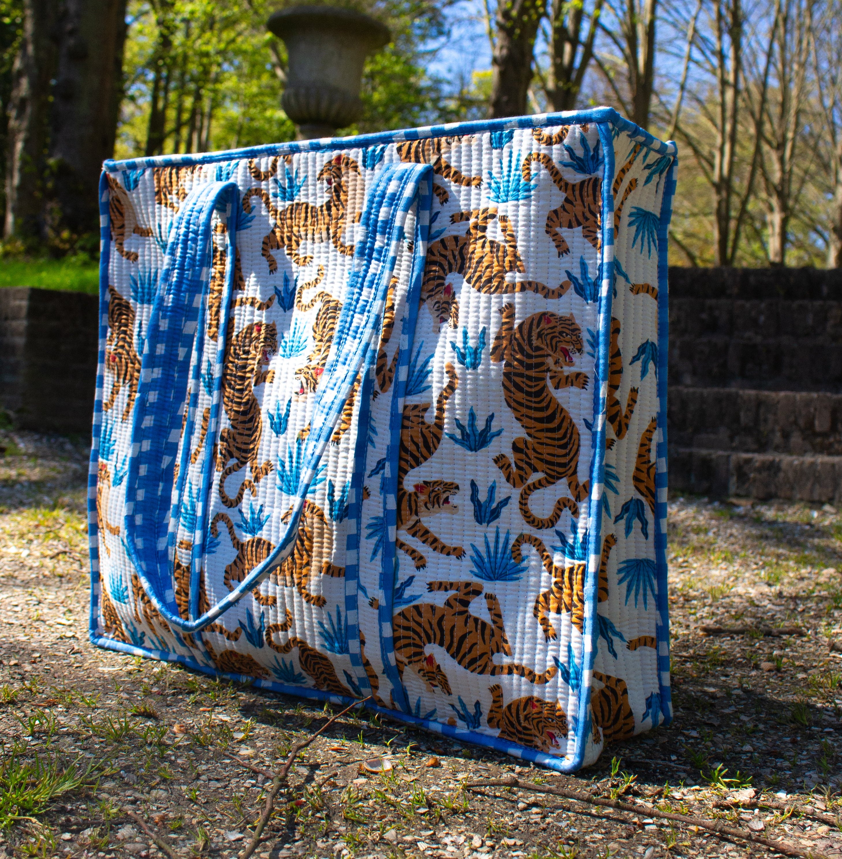 Witte tijger Tote bag
