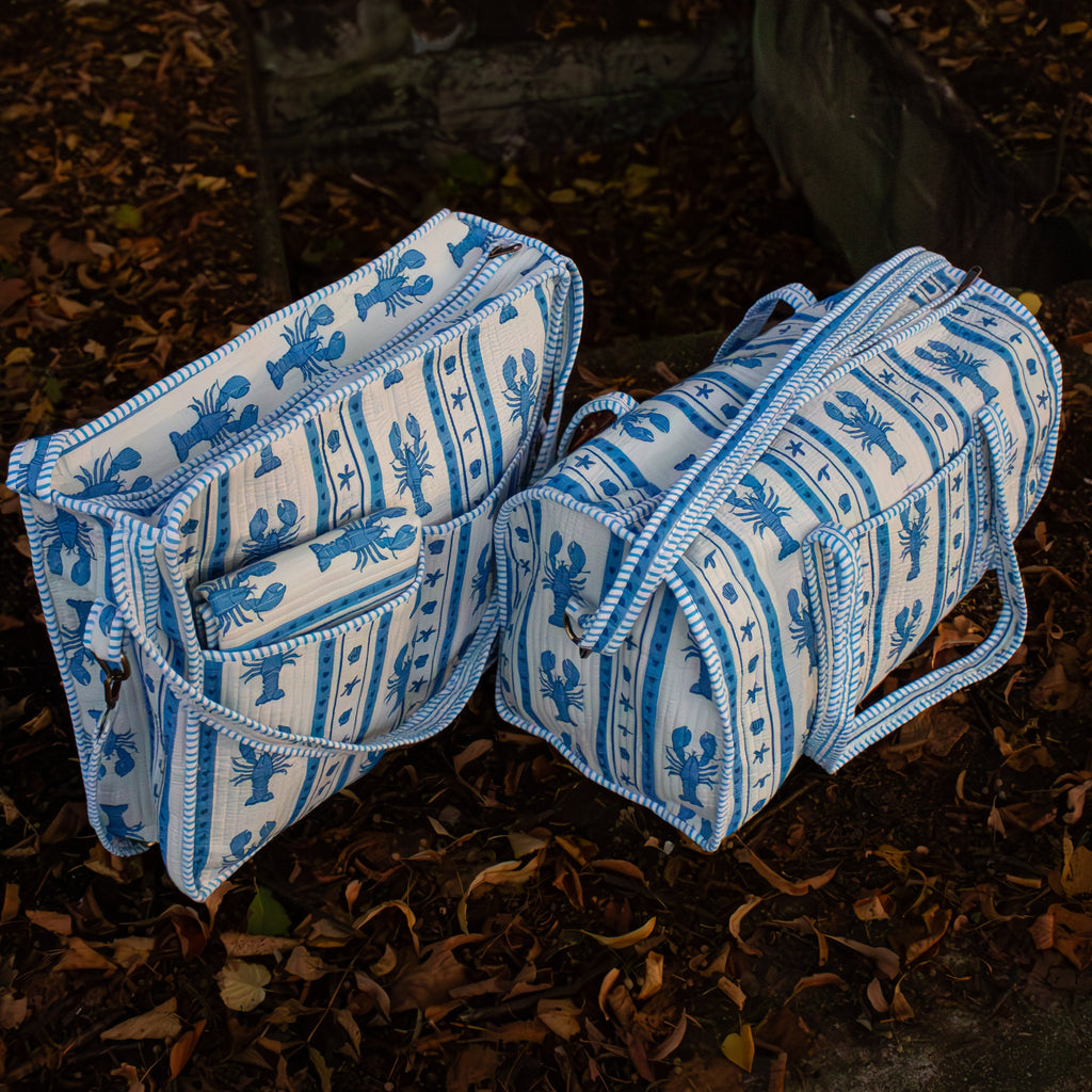 Blauwe Kreeft Luiertas
