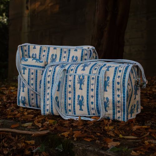 Blauwe Kreeft Duffel bag