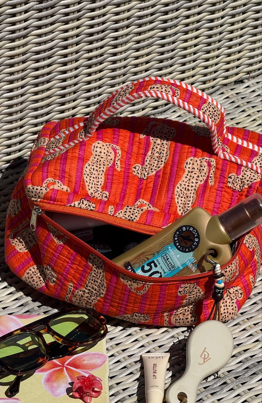 Oranje Cheeta Vanity bag