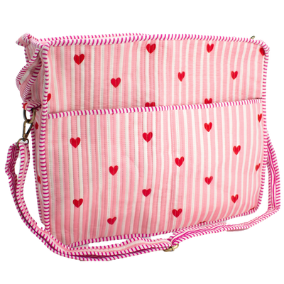 Babyroze Hart Travel tote