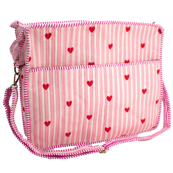 Babyroze Hart Travel tote
