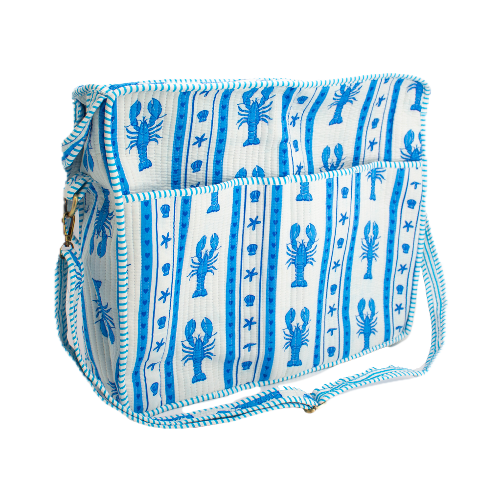 Blauwe Kreeft Travel tote