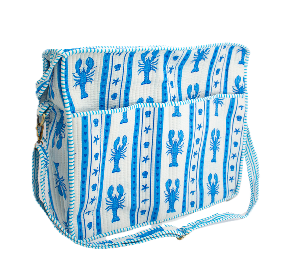 Blauwe Kreeft Travel tote