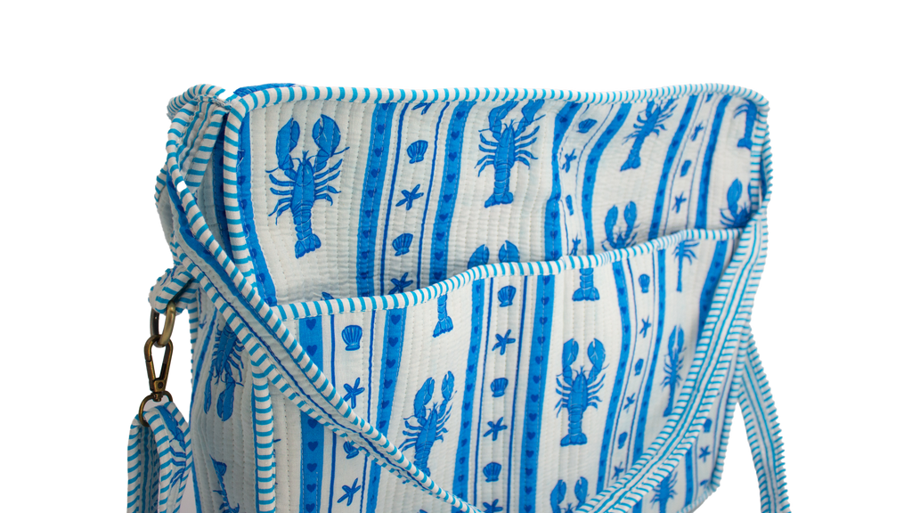Blauwe Kreeft Travel tote