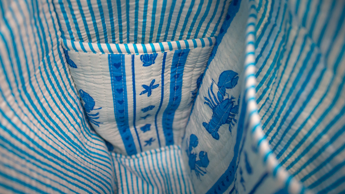 Blauwe Kreeft Luiertas