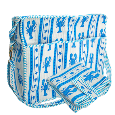 Blauwe Kreeft Luiertas