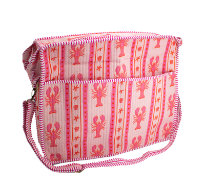 Roze Kreeft Travel tote