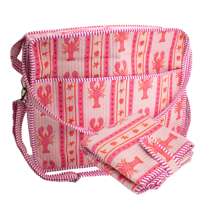 Roze Kreeft Luiertas
