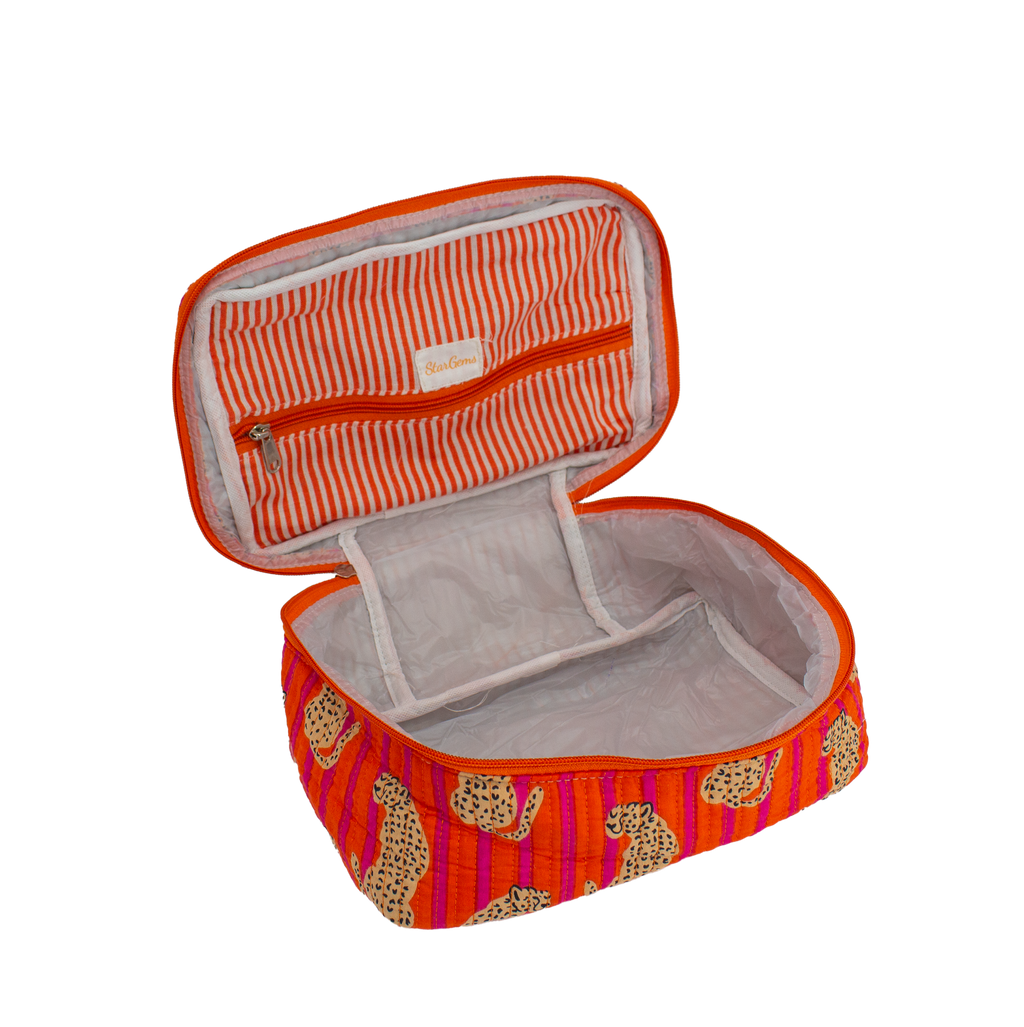 Oranje Cheeta Vanity bag