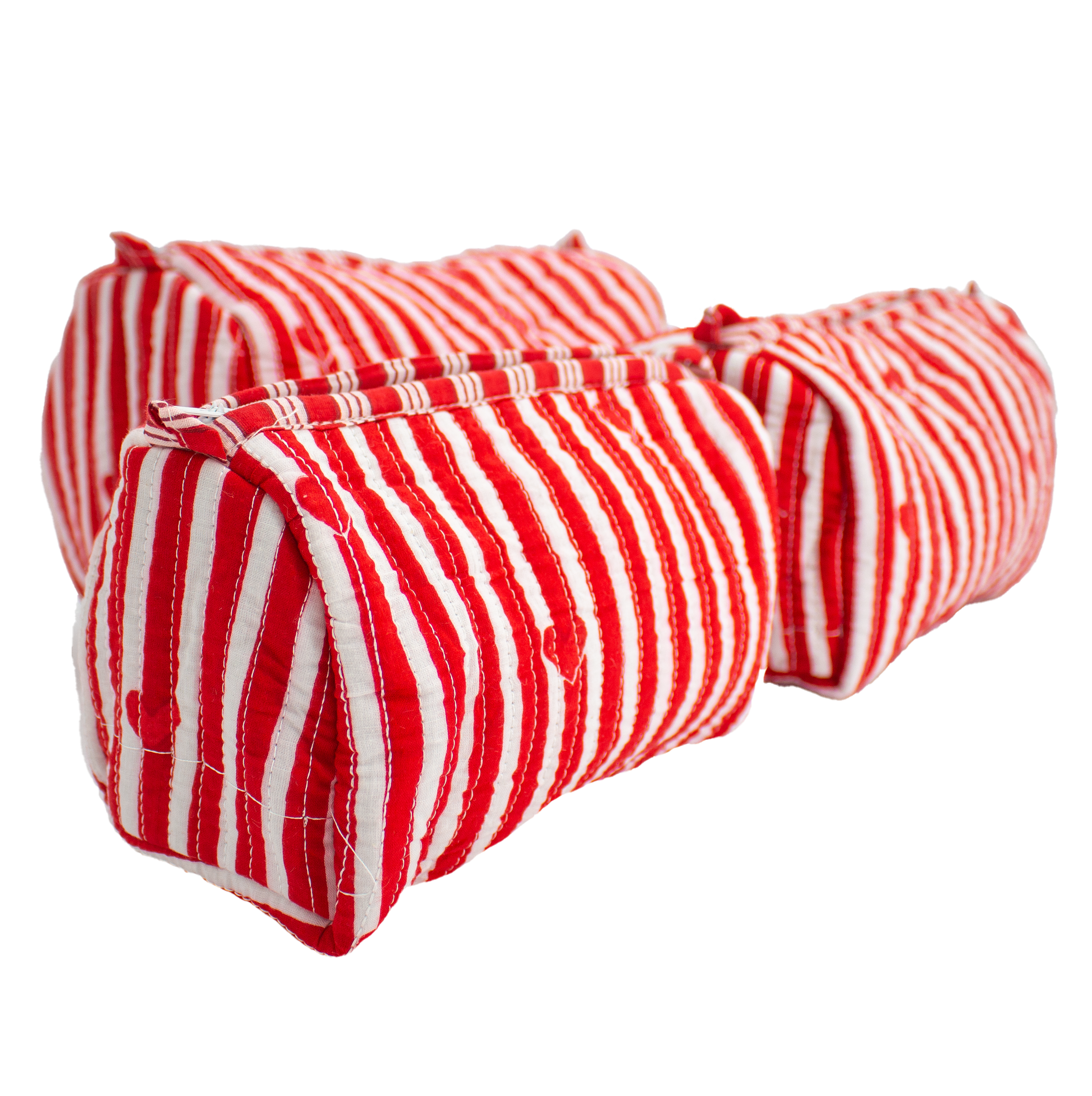 Rood hart Pouch set