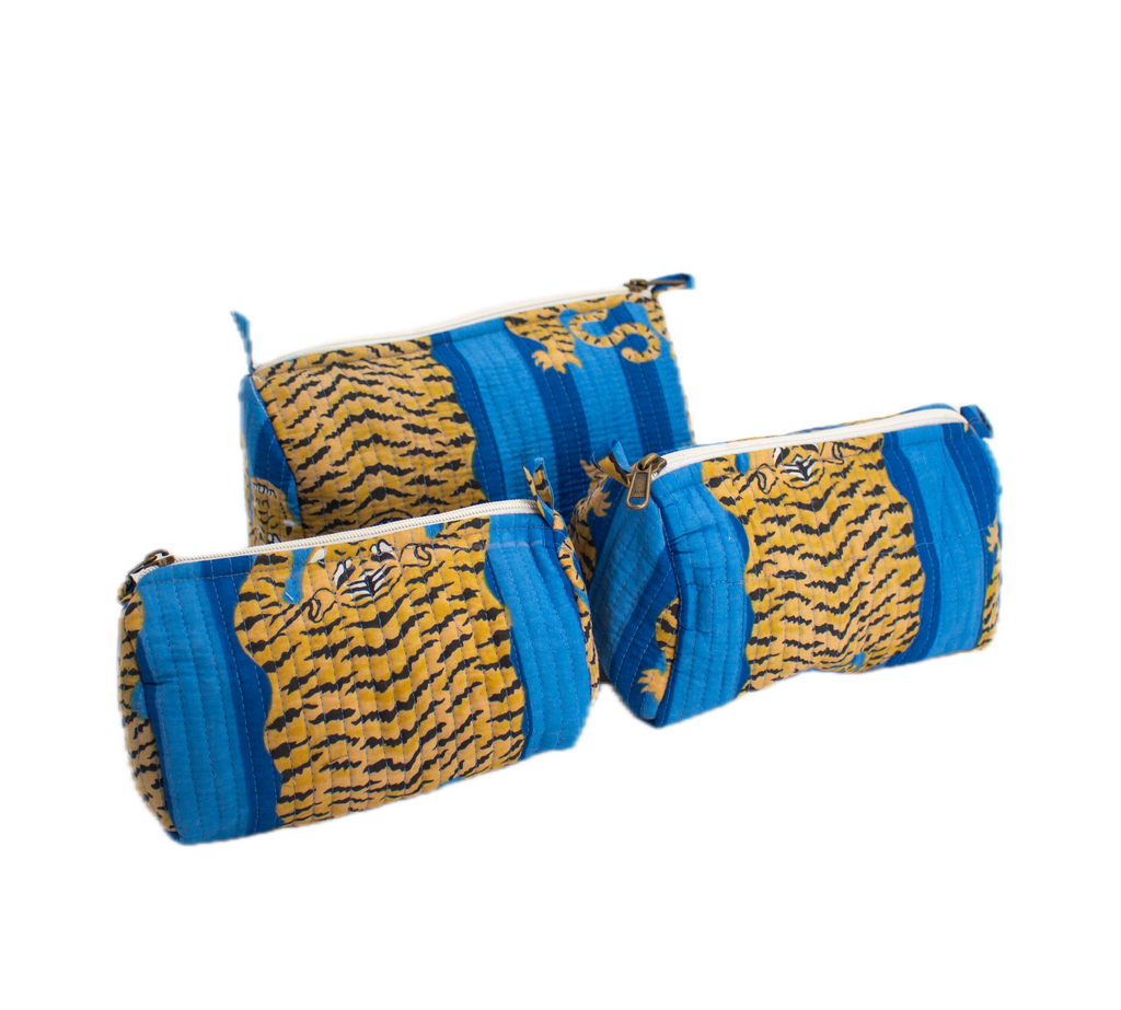 Blauwe Tijger Pouch set