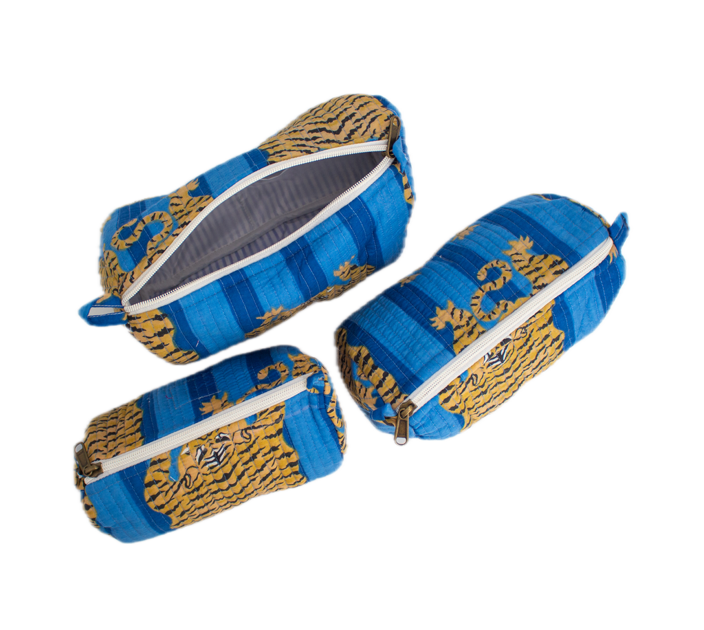 Blauwe Tijger Pouch set