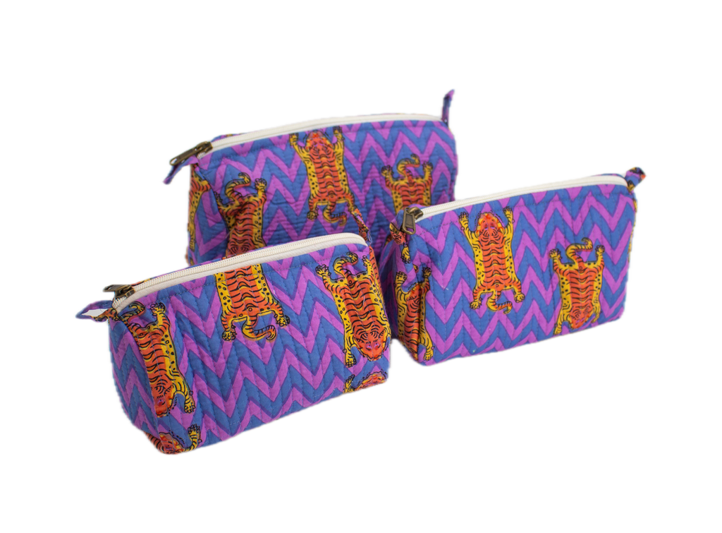 Disco Tiger Pouch Set