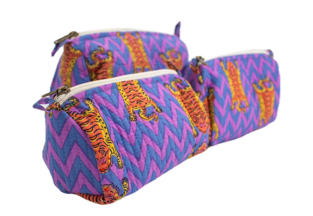 Disco Tiger Pouch Set