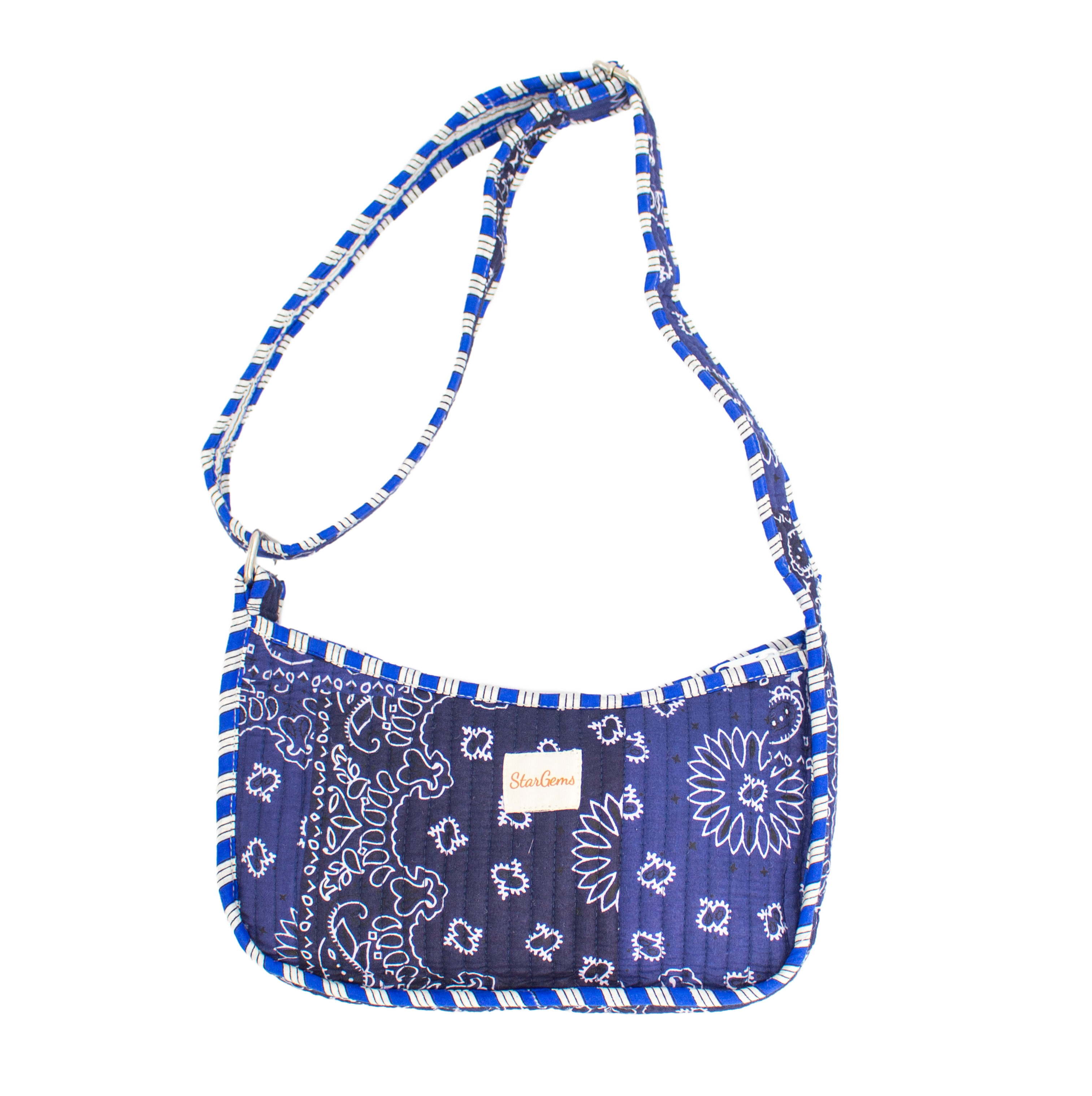 Blauwe Bandana Mini Schoudertas