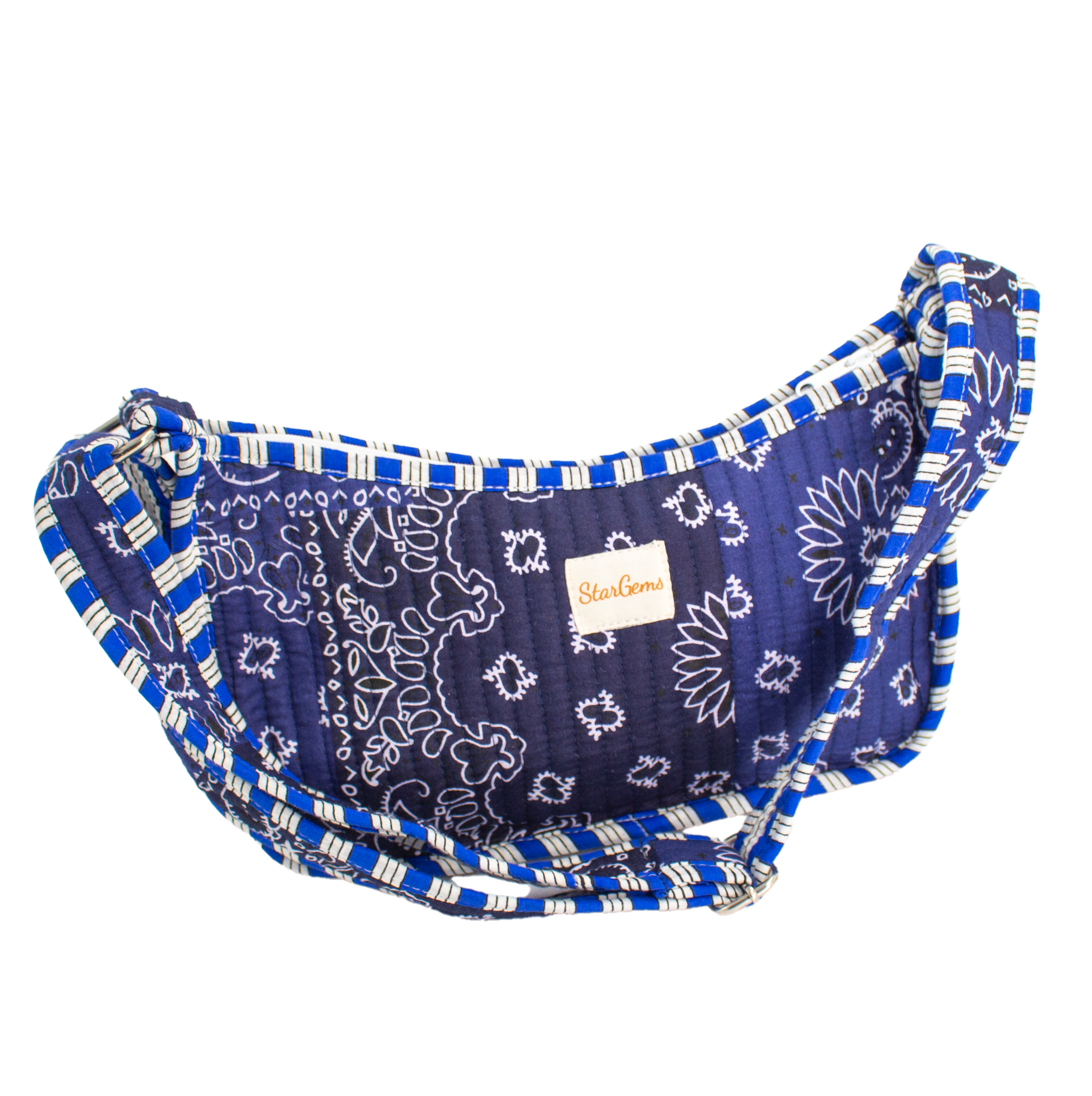 Blauwe Bandana Mini Schoudertas