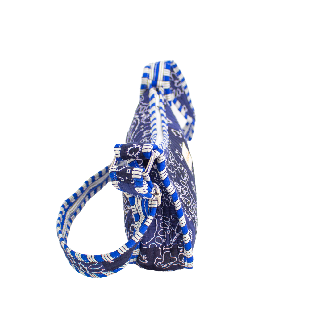 Blauwe Bandana Mini Schoudertas