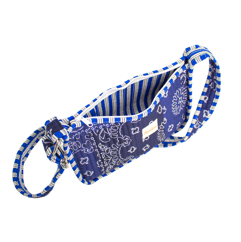 Blauwe Bandana Mini Schoudertas