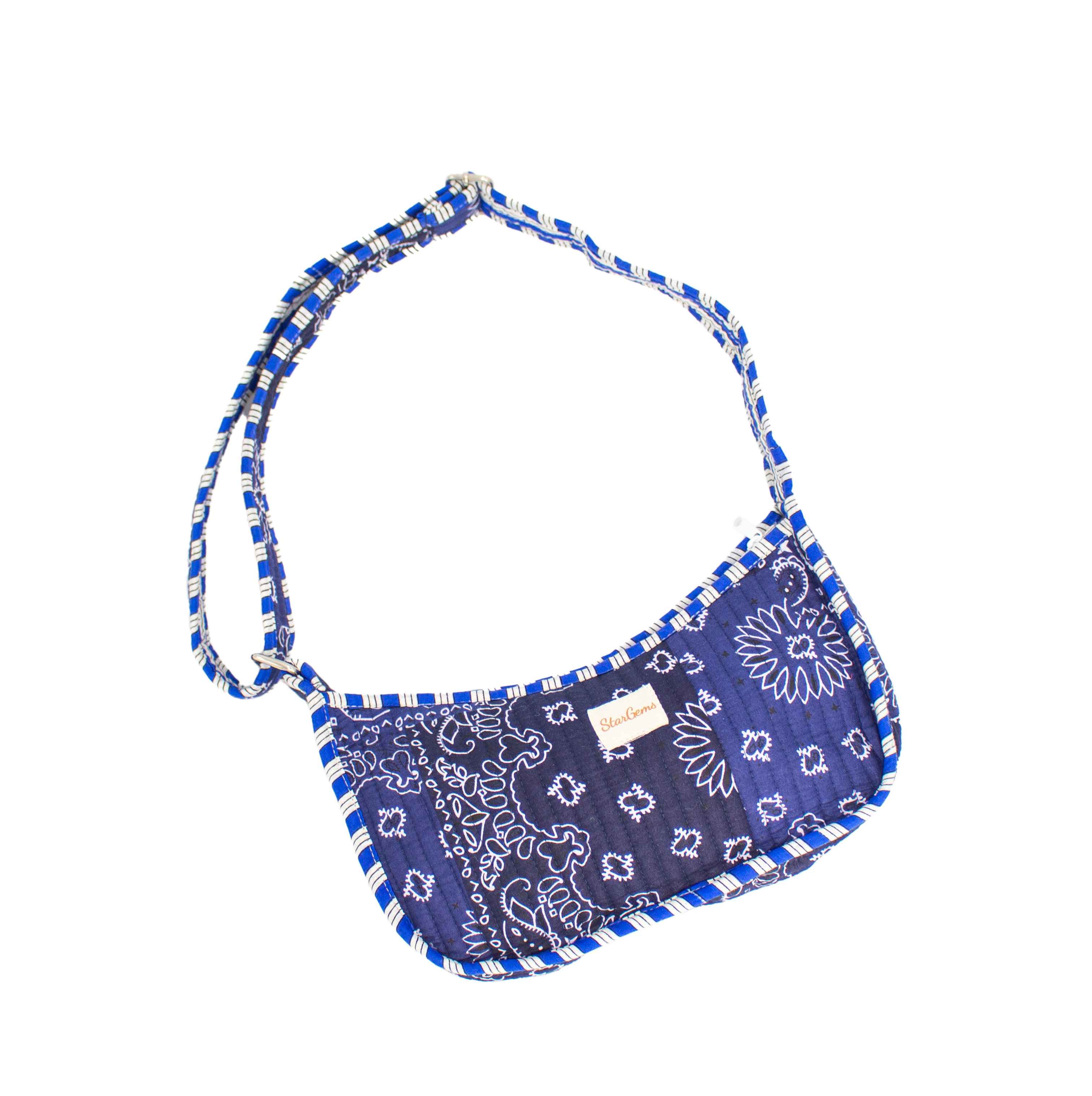 Blauwe Bandana Mini Schoudertas