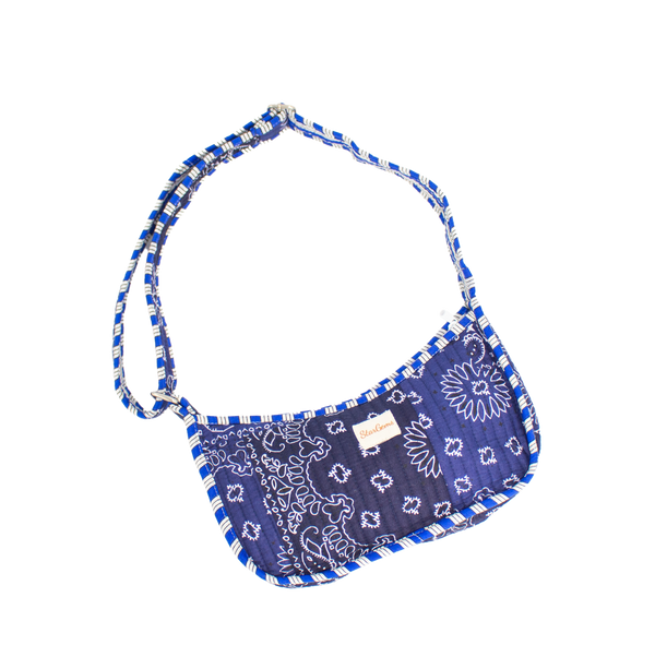 Blauwe Bandana Mini Schoudertas