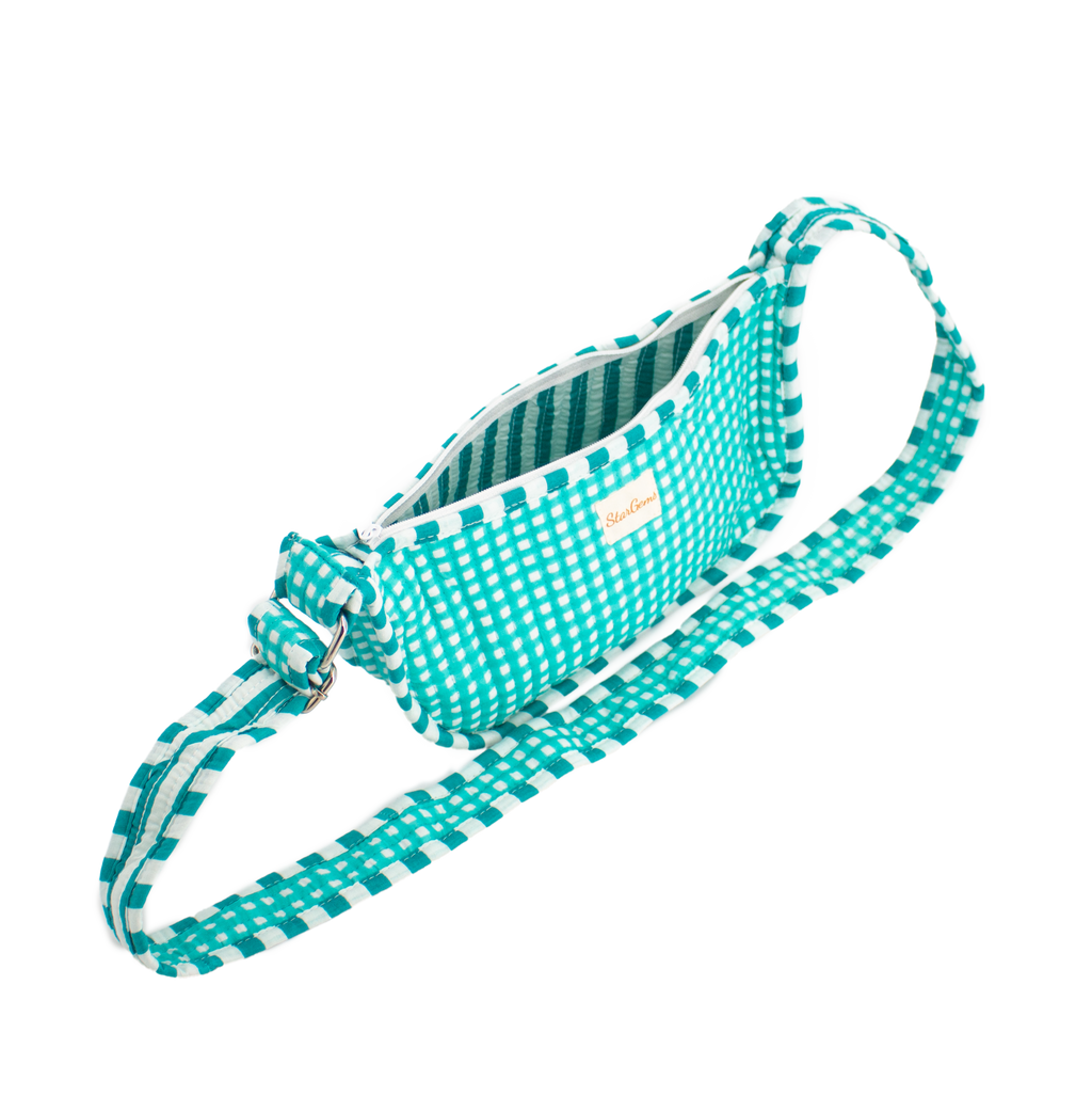 Minty Ruitjes Mini Schoudertas