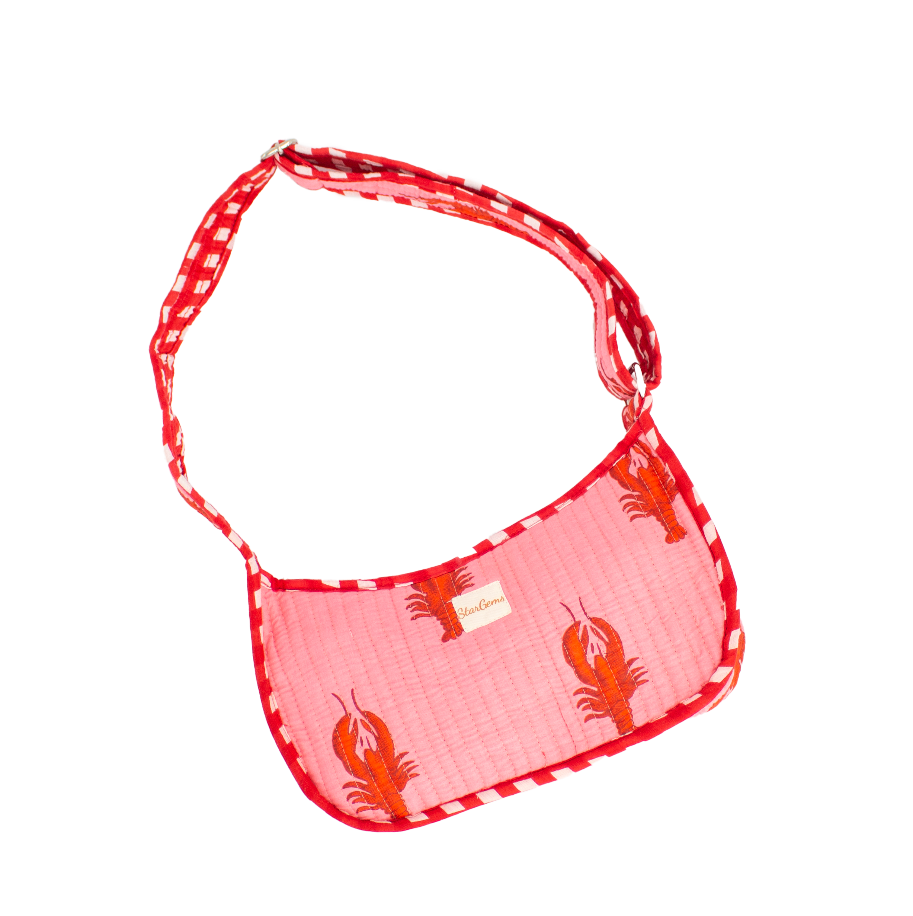 Roze kreeft Mini Schoudertas