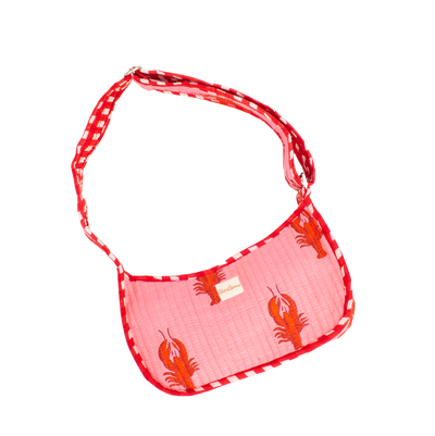 Roze Kreeft Mini Schoudertas