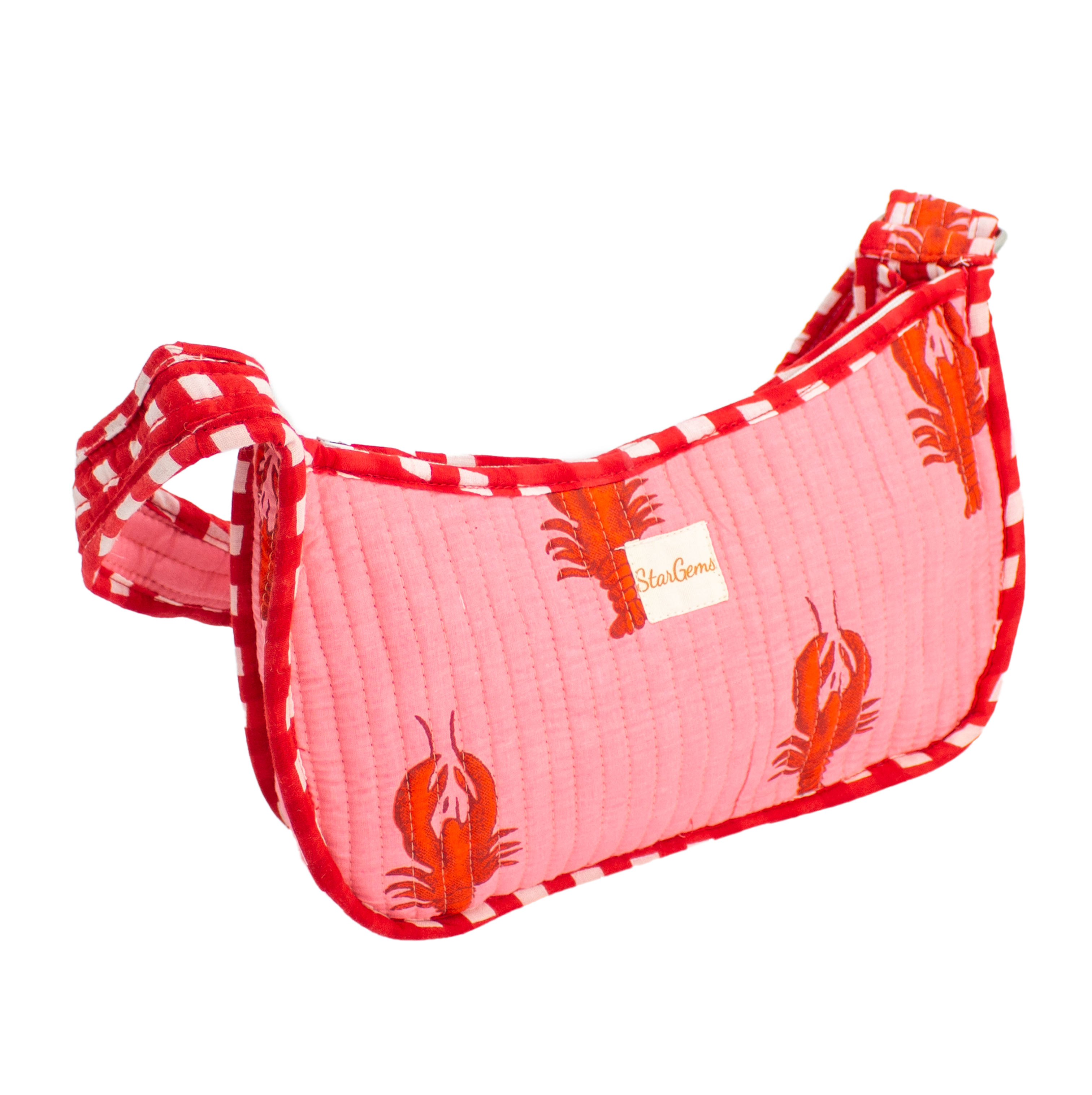 Roze kreeft Mini Schoudertas