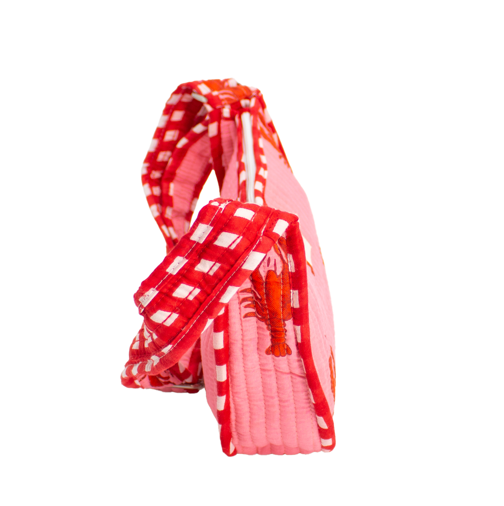 Roze Kreeft Mini Schoudertas