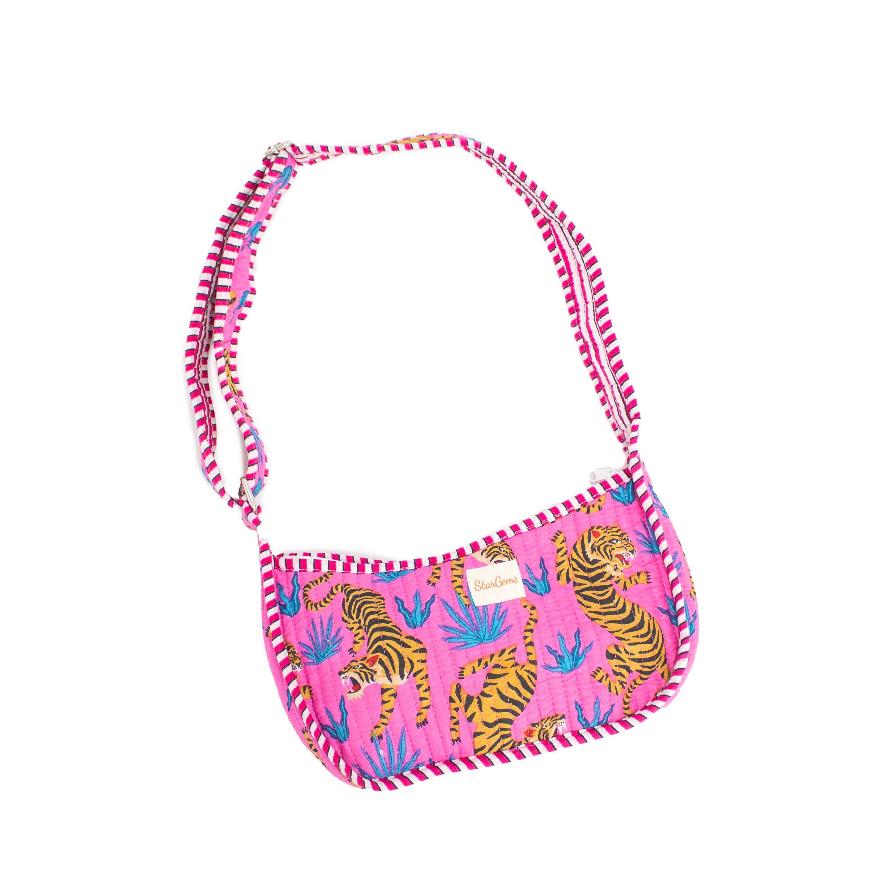 Roze tijger Mini Schoudertas