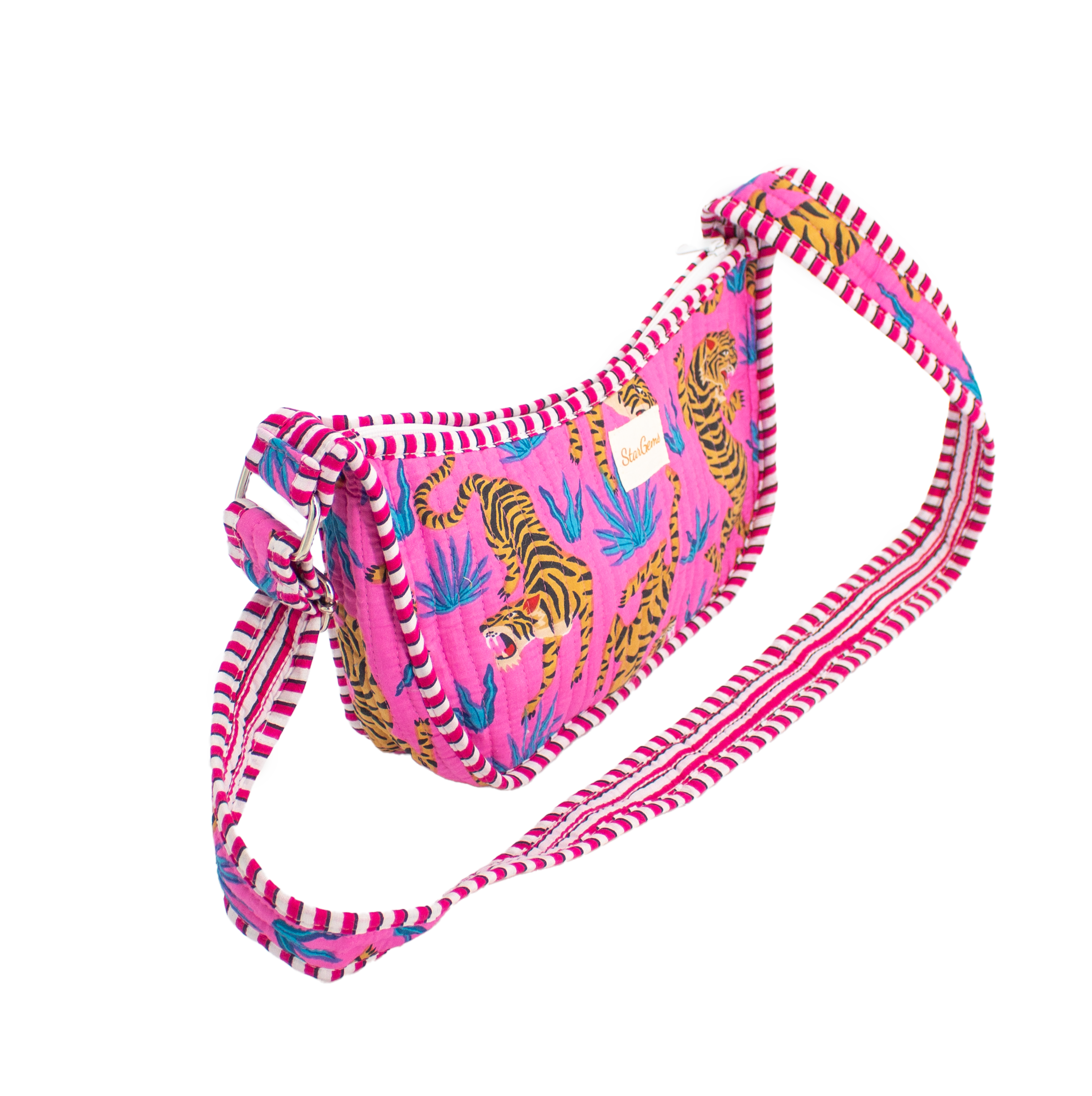 Roze tijger Mini Schoudertas