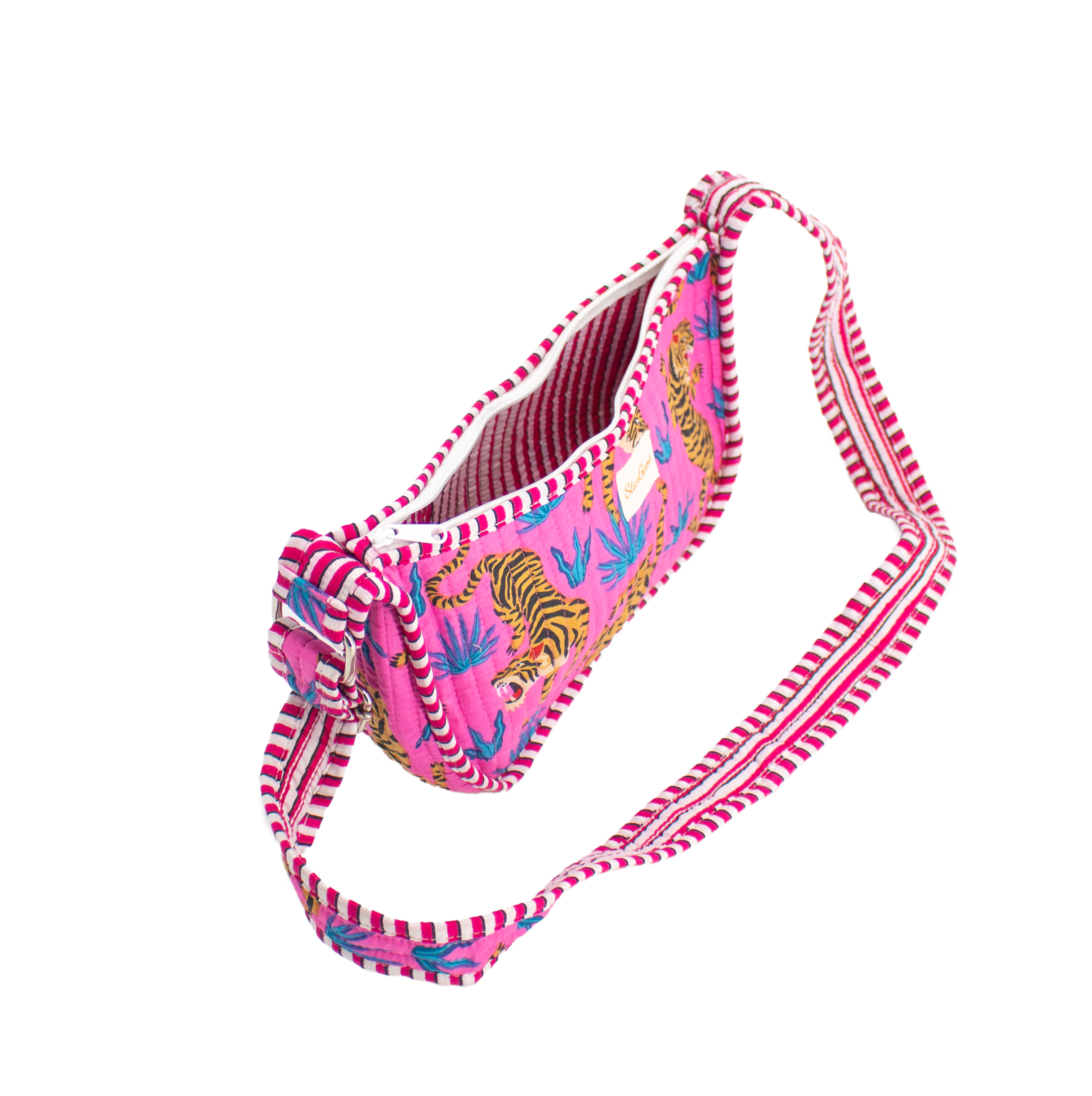 Roze tijger Mini Schoudertas