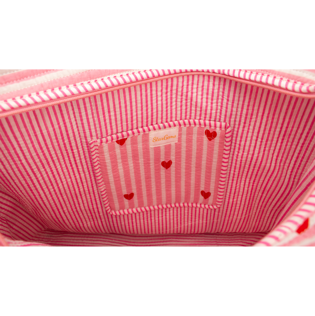 Baby Pink Heart Tote Bag