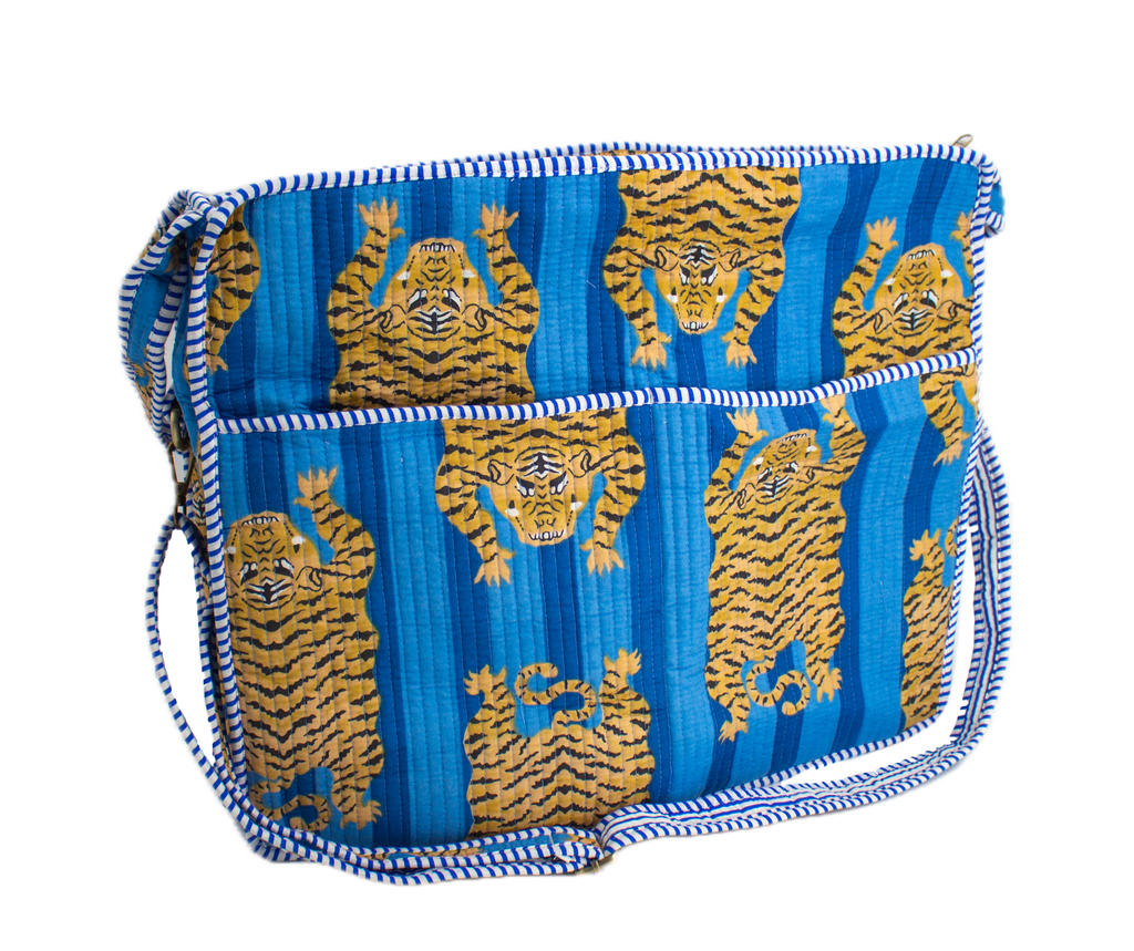 Blue Tiger Travel tote