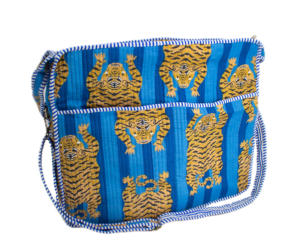 Blauwe Tijger Travel tote