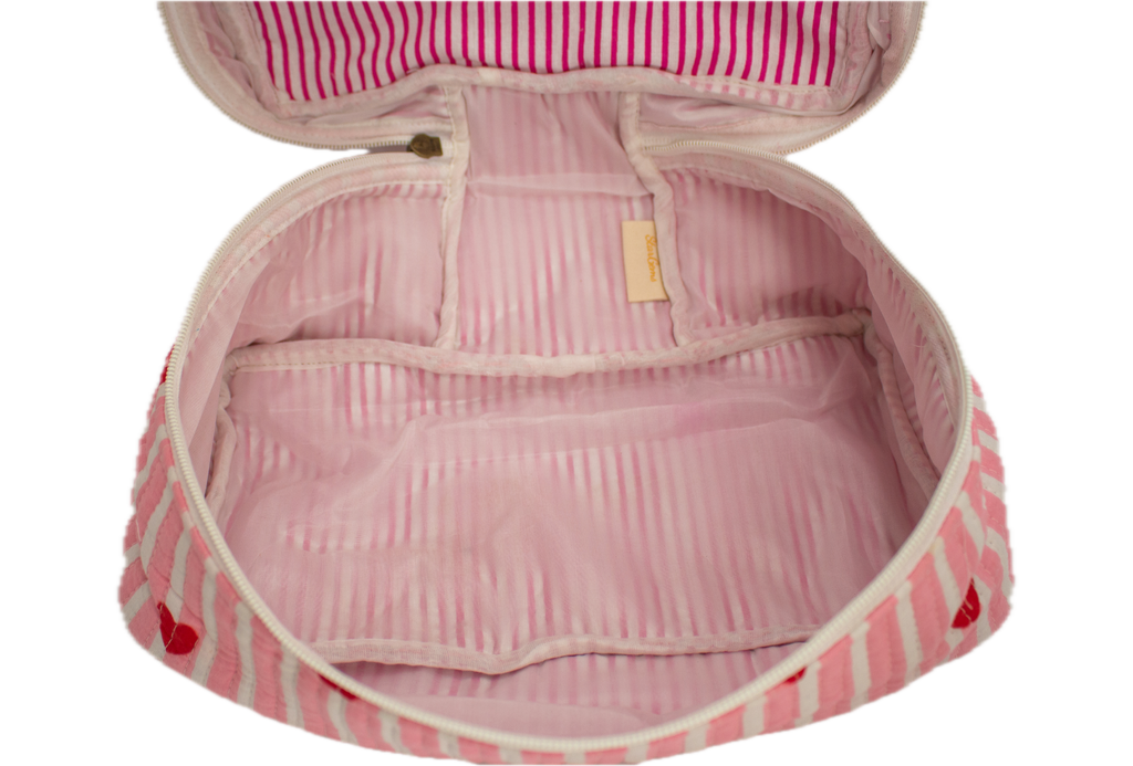 Baby Pink Heart Vanity Bag